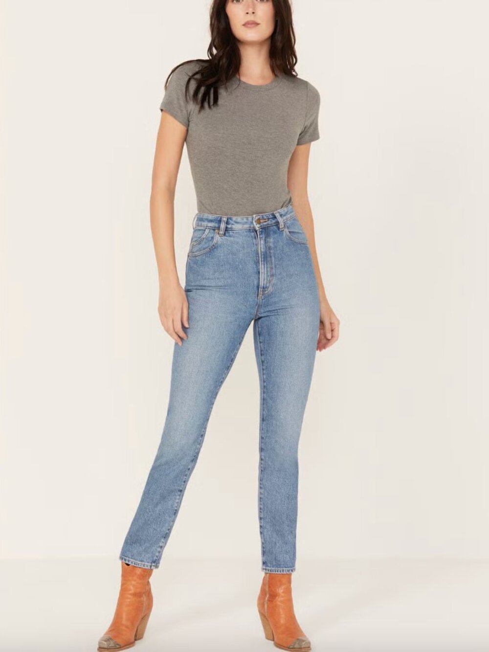 Rolla's | Dusters High Rise Slim Jeans Medium Wash | Size 25